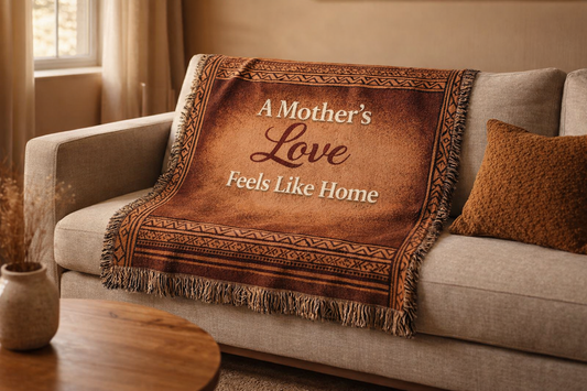 Legacy Custom Woven Blanket – A Mother’s Love Feels Like Home