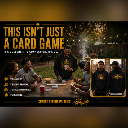 Spades Before Politics Hoodie | Front & Back Design