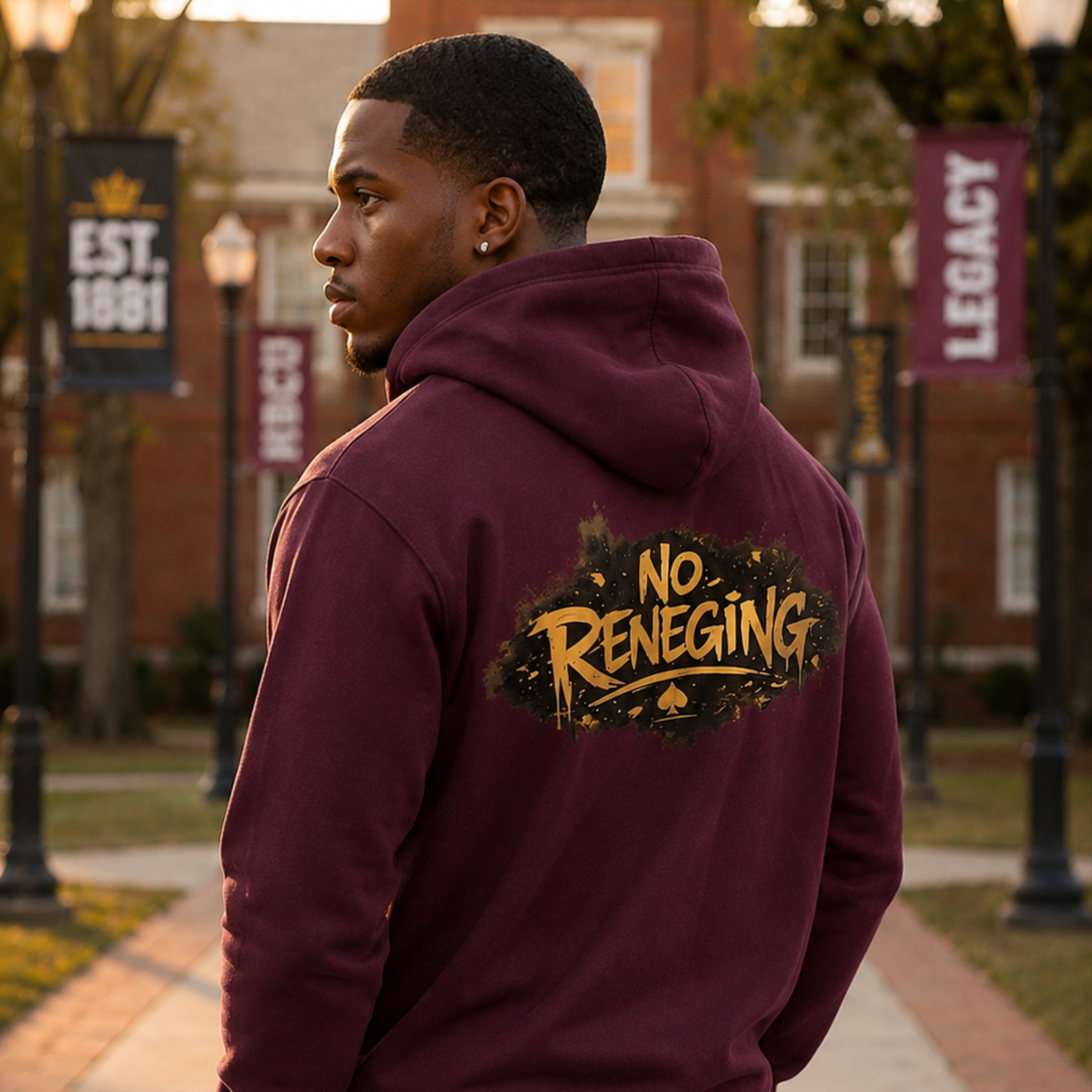 Spades Before Politics Hoodie | Front & Back Design