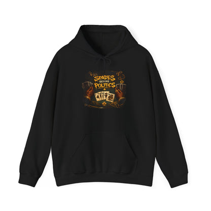 Spades Before Politics Hoodie | Front & Back Design