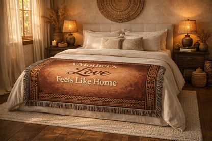 Legacy Custom Woven Blanket – A Mother’s Love Feels Like Home
