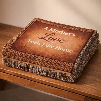 Legacy Custom Woven Blanket – A Mother’s Love Feels Like Home