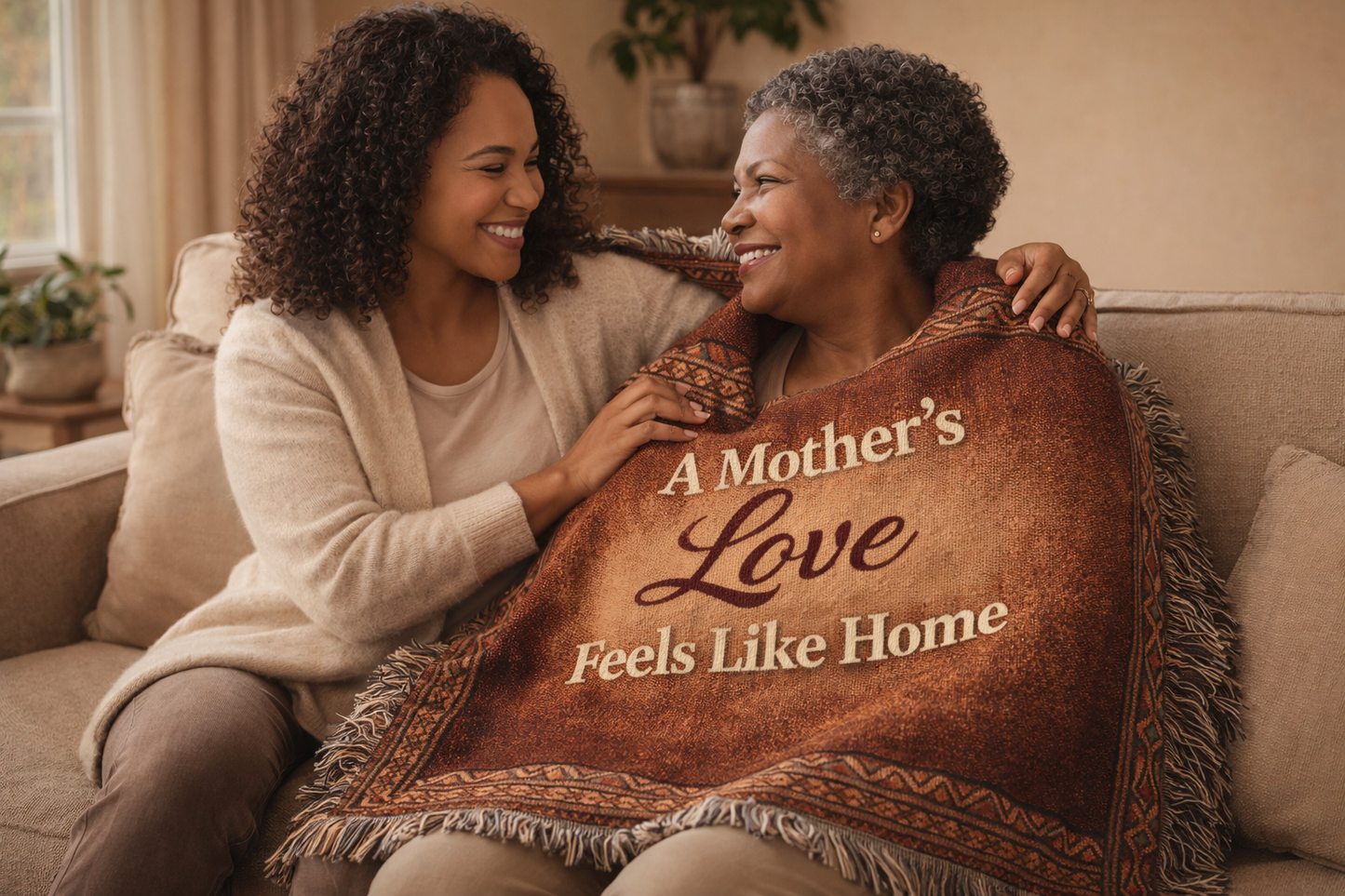 Legacy Custom Woven Blanket – A Mother’s Love Feels Like Home