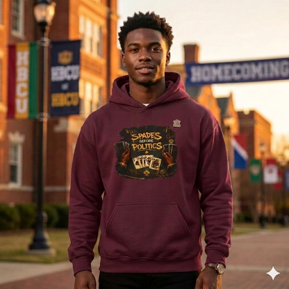 Spades Before Politics Hoodie | Front & Back Design