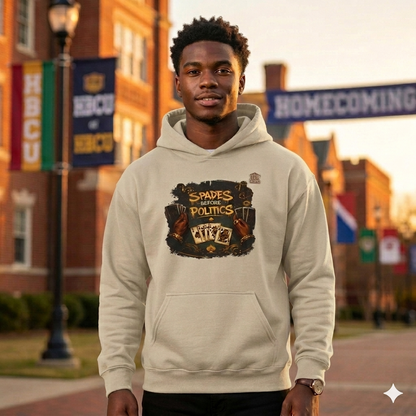 Spades Before Politics Hoodie | Front & Back Design