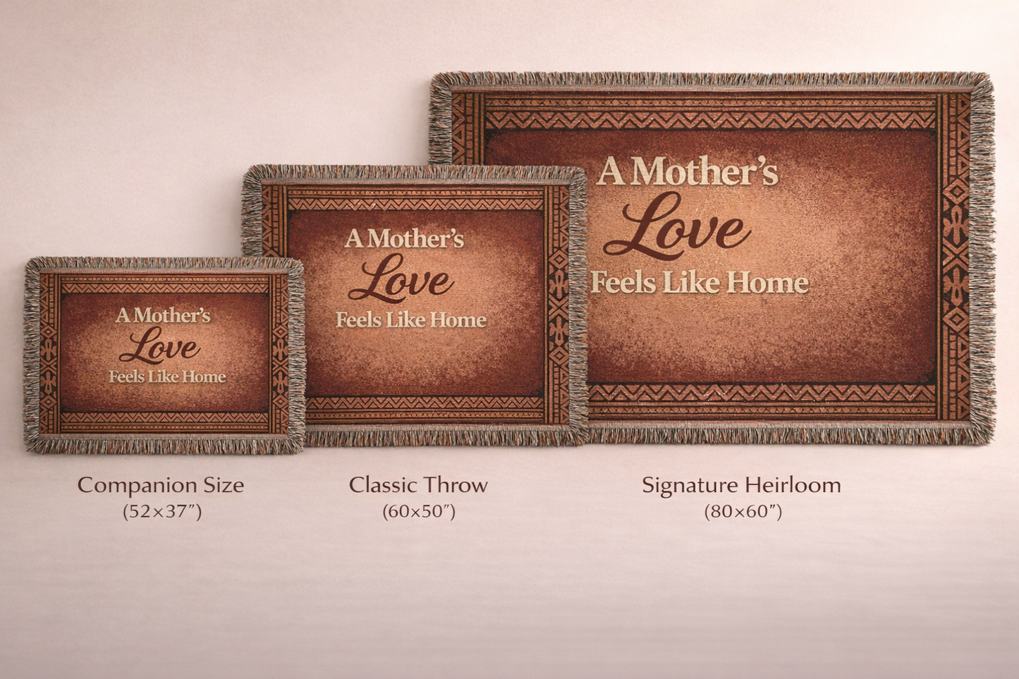 Legacy Custom Woven Blanket – A Mother’s Love Feels Like Home